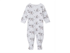 Name It bright white unicorn sleepsuit